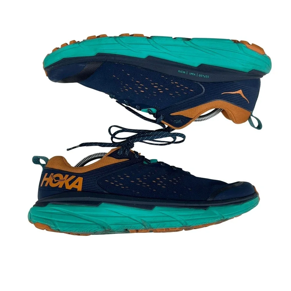 Hoka One One Challenger ATR 6 Mens 11 Running Shoes Blue Orange 1106510 OSAT